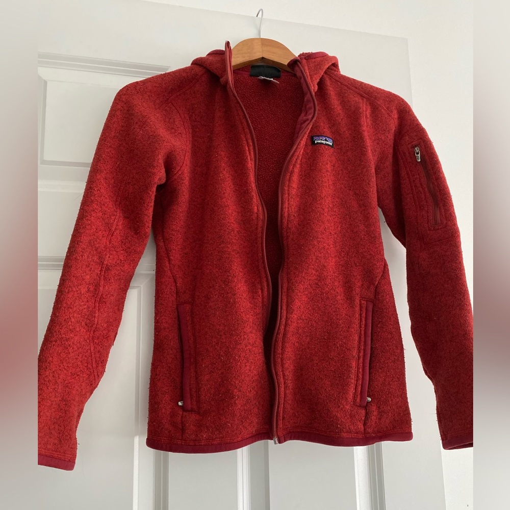 Patagonia Woman’s XS hooded zip up sweatshirt